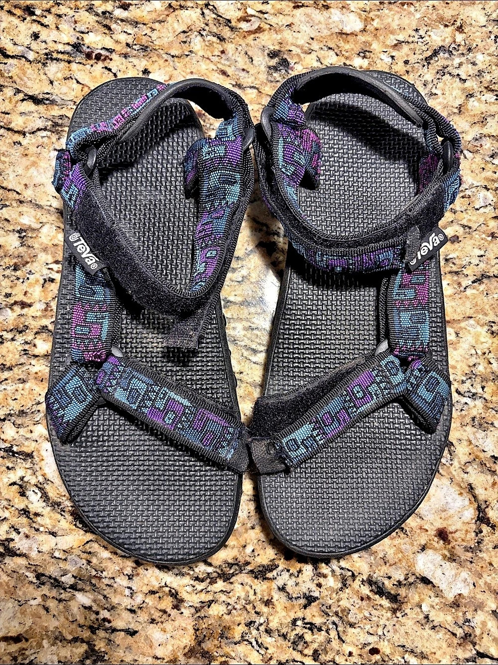 Teva Original Universal Women's Sport Sandals Black & Purple